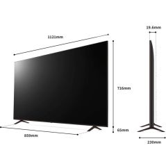 Smart TV LG NANO CELL - 50 pouces - Série 2023 - 4K Ultra HD - LED - 50NANO776RA