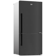 Réfrigérateur Beko 2 portes Congelateur en Bas - 580 litres - NeoFrost - Acier inoxydable noirci - CN160236XB 