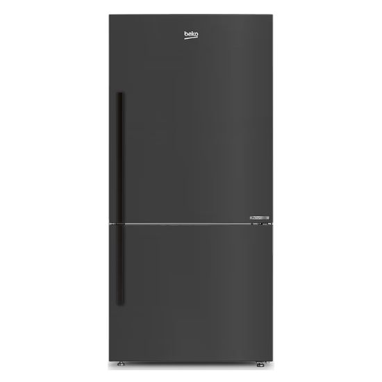 Réfrigérateur Beko 2 portes Congelateur en Bas - 580 litres - NeoFrost - Acier inoxydable noirci - CN160236XB 