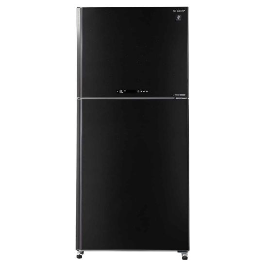 Acheter en ligne Réfrigérateur Congélateur superieur Sharp - 650 Litres -  Verre noir - SJ-GV69G-BK Y-Shalom En Israël