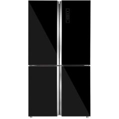 Refrigerateur 4 portes Normande - 618 litres - Revetement verre noir - ND 940