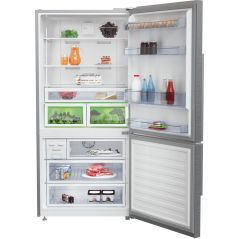 Beko Refrigerator 2 Doors Bottom Freezer - 580 liters - NeoFrost - Blackened stainless steel - CN160241XB