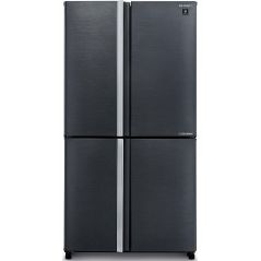 Refrigerateur 4 portes Sharp - Métal argenté foncé - 525 litres - Mehadrin- SJ-8570-SL