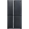 Sharp Refrigerator 4 Doors - Dark silver metal - Mehadrin - 525 liters- SJ-8570-SL