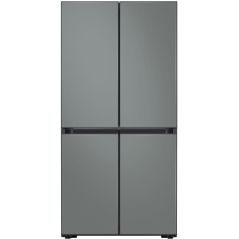 מקרר סמסונג 4 דלתות - 644 ליטר - מותאם למטבח קו אפס - אפור פחם מתכת - יבואן רשמי - דגם RF70A9115METAL BESPOKE Samsung