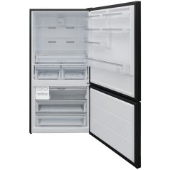 Réfrigérateur Fujicom 2 portes Congelateur en bas - 571 litres - Acier Inoxydable Noirci- FJ-NF683X