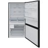 Fujicom Refrigerator 2 Doors bottom Freezer - 571 liters - Blackened Stainless Steel - FJ-NF683X