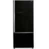 Réfrigérateur Congélateur inférieur 525 litres - Verre noir - Shabbat intégré - Hitachi R-B570PRS7