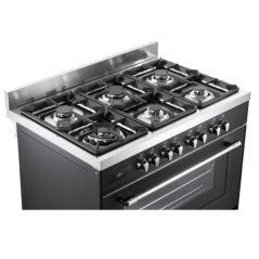 Delonghi Gas Range - 90cm - Made in Italy - 2024 series - PRO966MX