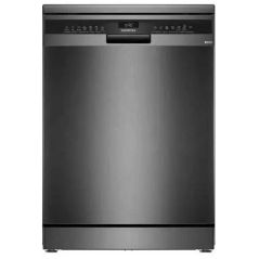 Siemens Dishwasher - 13 set - Blackened stainless steel -Made in Poland - Upper third level for cutlery- SN23EC03ME