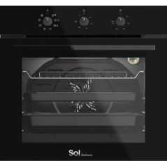 SOL Built-in oven - 72L - Black - Turbo active - HO-9505TB