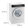 Siemens Washing Machine 10 kg - Made in Germany- 1600rpm - iQ 700 - WG56B2A0IL