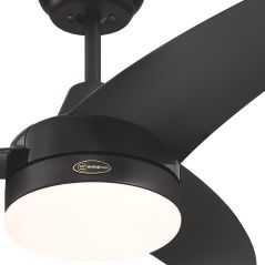 Westinghouse Ceiling Fan Size 42" - Black - Room Up To 20 SQM - Including Remote Control - Model LONGWOOD 73086