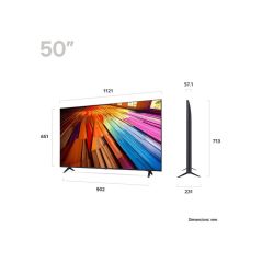 טלוויזיה אל ג'י50 אינץ' - 4K - סדרה 2023 - Ultra HD Smart TV - LED- דגם LG 50UR80006LJ