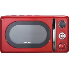 Chromex digital retro red microwave - 20 liters - 700 watts - CHROMEX CH624R model