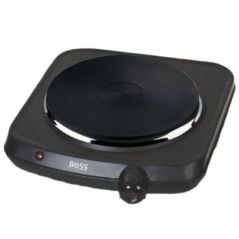 Boss single electric stove - 1500W - black color - model HP-102-D2
