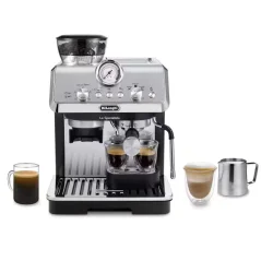 DeLonghi Manual Coffee Machine - 1400W - Stainless Steel Color - 15 Bar - DeLonghi EC9155MB Model