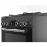 תנור אפיה משולב כיריים בוש 67 ליטר - שחור - מבער ווק - דגם Bosch HGD74W360Y