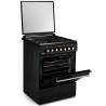 Metz Electric stove - Black - Wok burner - M60BL+WOK