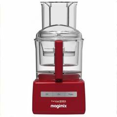 מעבד מזון מג'ימיקס 1100W עם בלנדר מיקס צבע אדום Magimix CS5200ORXLD