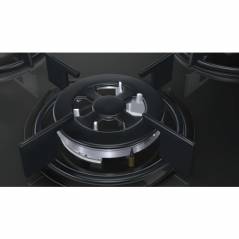 Gas Cooker Bosch POH6B6B10Y 60cm Black Tempered Glass with Wok Burner appliances online shopping Israel discount