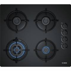 Gas Cooker Bosch POH6B6B10Y 60cm Black Tempered Glass with Wok Burner appliances online shopping Israel discount