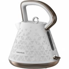 Buy Online Kettle Morphy Richards 108102 Pyramid White 1.5L in Israel Cheap Discount Best Deals Big Appliances 