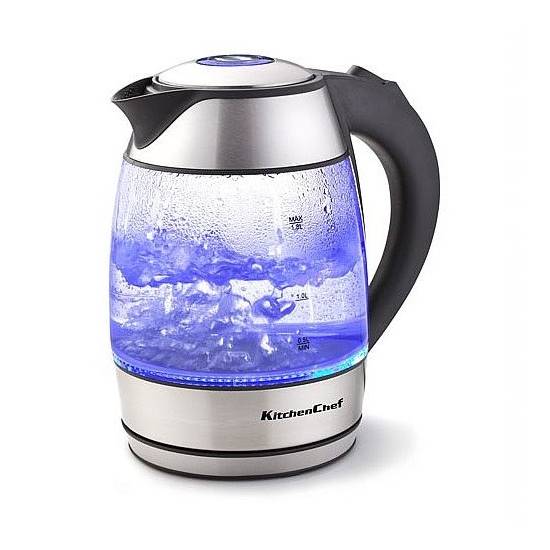 Buy Online Electric Glass Kettle Kitchen Chef LED 1.8L in Israel  Cheap Delivery Best deals discounts