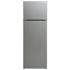 Lenco Refrigerator 2 Doors Top Freezer - 340 L Silver Finish - No Frost - LNF3702IX