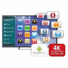 טלוויזיה פוג'יקום 65 אינץ' - Smart TV - 4K Ultra HD - דגם Fujicom FJ654K