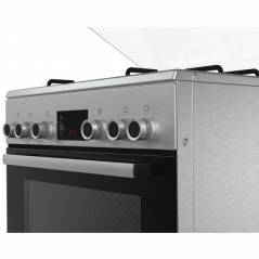 תנור אפיה משולב כיריים בוש 67 ליטר - מבער ווק - דגם Bosch HGD745350Y