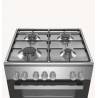 תנור אפיה משולב כיריים קונסטרוקטה 66 ליטר - טורבו אקטיבי - נירוסטה - דגם Constructa CH9M10D50Y