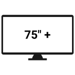 TVs 60" and more