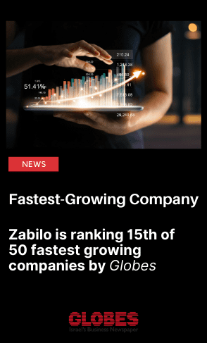 Zabilo is 15th of 50 fastest-growing companies in Israel